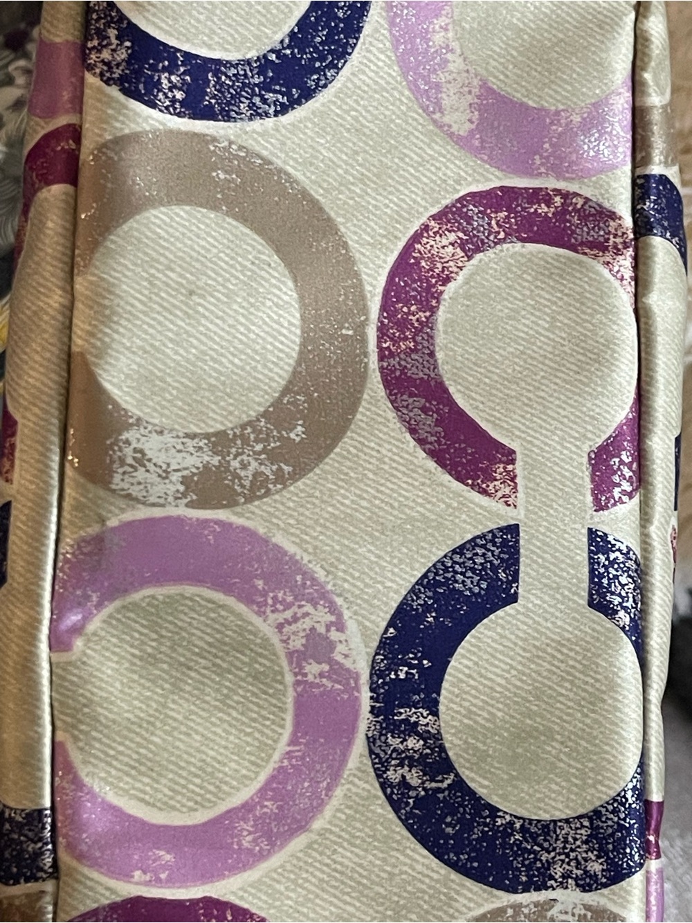 Coach Madison metallic op art shoulder bag - Picture 11 of 12